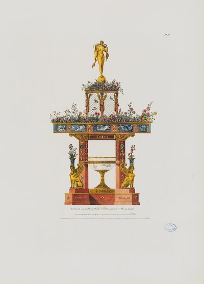 Garten- oder Blumentisch, aus 